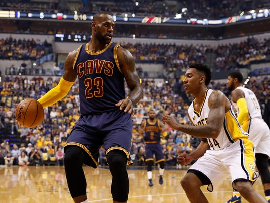 NBA: Playoffs-Cleveland Cavaliers at Indiana Pacers