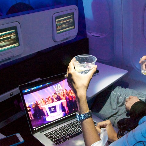 Virgin America in-flight Wi-Fi