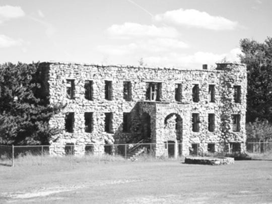 The remains of the old Maribel Caves Hotel (pictured) are said to be haunted.