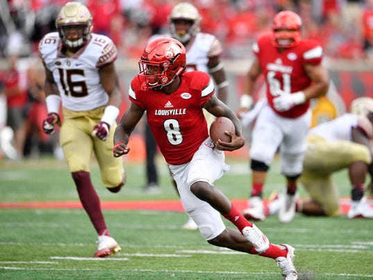 Louisville's Lamar Jackson shreds another defense, this time Florida State