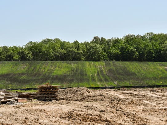 Construction is underway at one of 10 lots in a 62-acre portion of Harvest Park. The planned commercial medical marijuana business park also has a second phase that consists of 67 acres in Windsor Township.