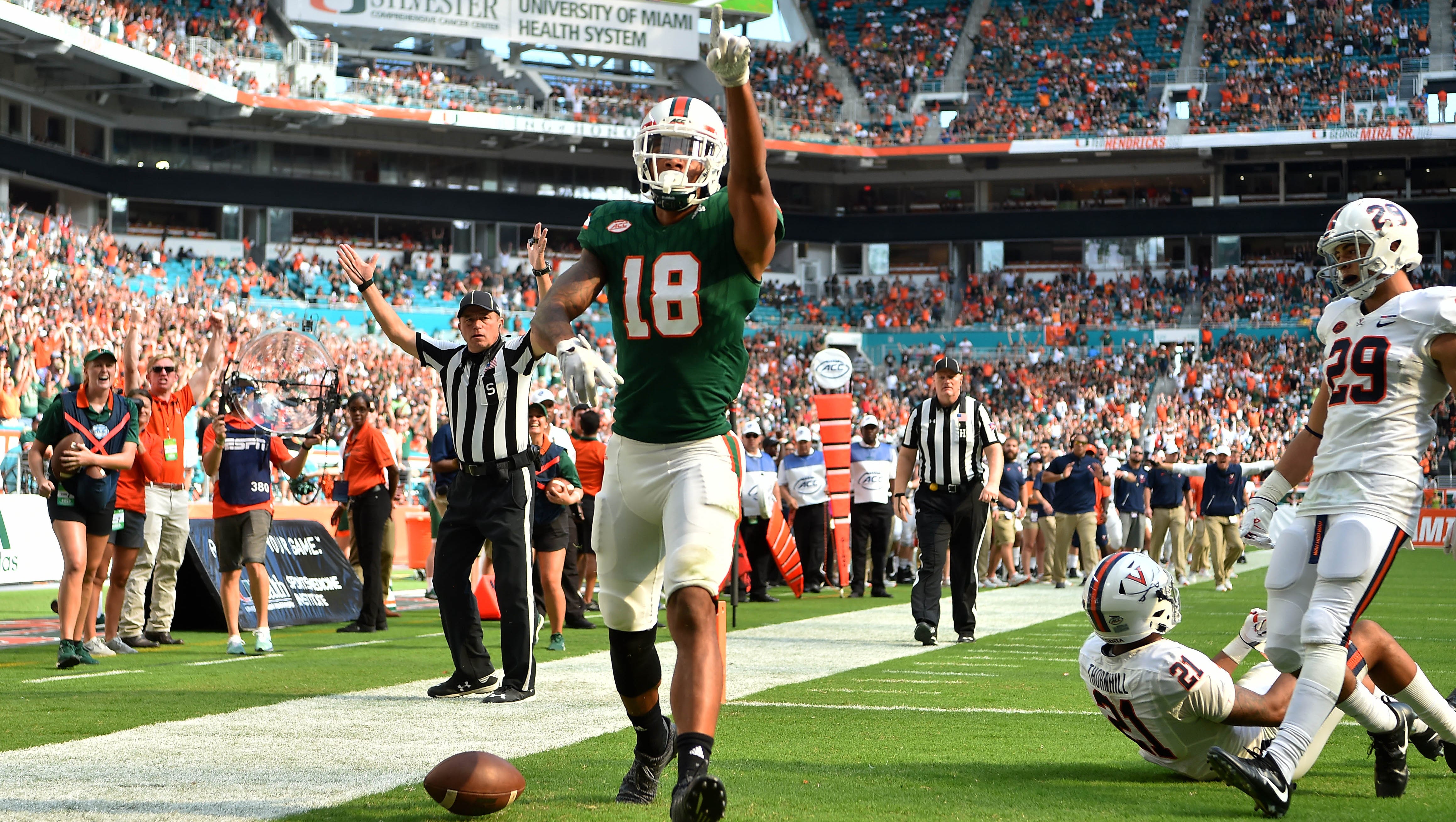 No 2 Miami Evades Virginia S Upset Scare