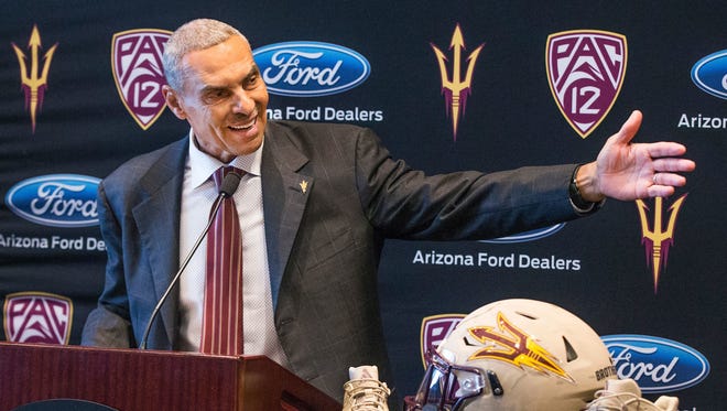 There are some questions surrounding the beginning of Herm Edwards' tenure as ASU football coach.
