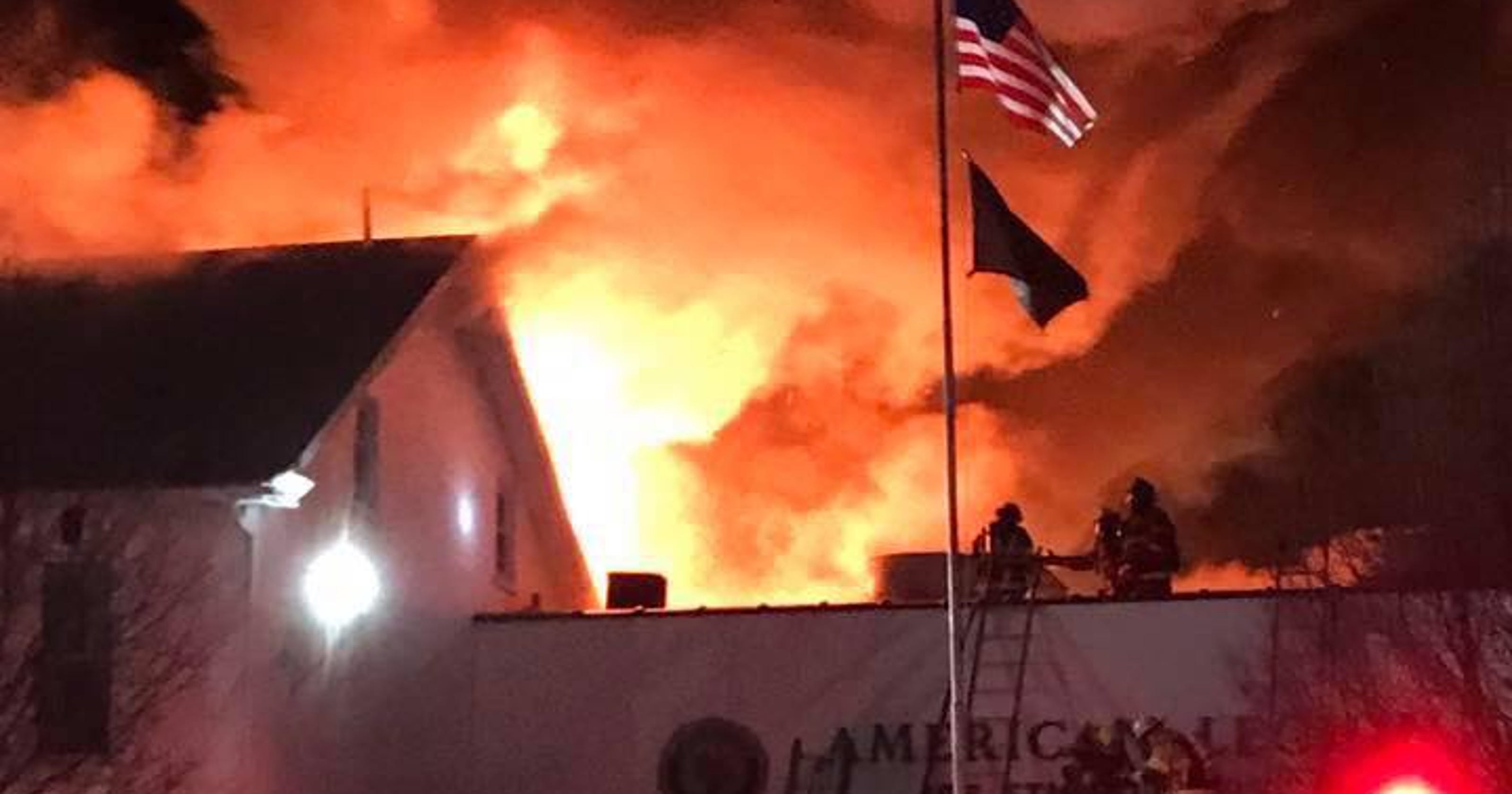 Cigarette in trash can started Waynesboro American Legion fire
