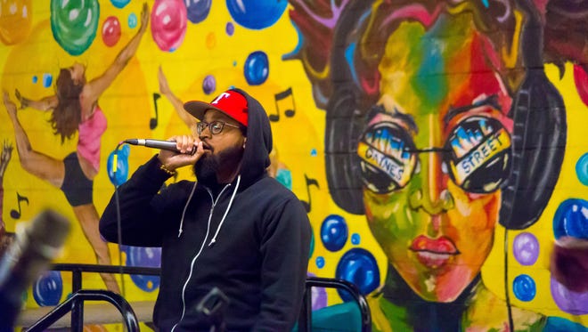 The Hip-Hop Showcase featured local rappers, dancers and producers at the Garages on Gaines.