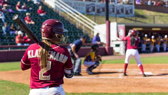 Florida State junior outfielder Morgan Klaevemann is batting .444 with a team-high 59 hits and 32 stolen bases.