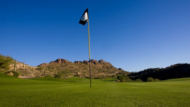 Gold Canyon Golf Club No. 4 on the Dinosaur Mountain Course.