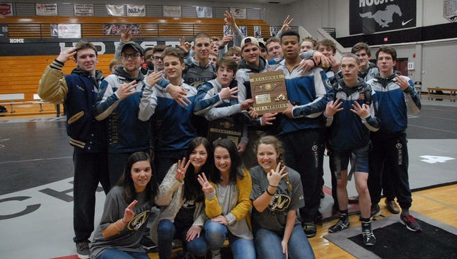 Saturday, Arlington added the region individual title to their region duals title they won last month.