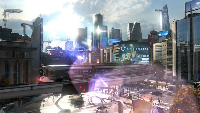 Frame grab from the video game trailer for the new Playstation 4 video game called "Detroit: Become Human". the video game plot involves androids grappling with human emotions set in the Motor City.
