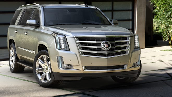GM's new big SUVs, such as this 2015 Cadillac Escalade, are commanding high prices, helping earnings.