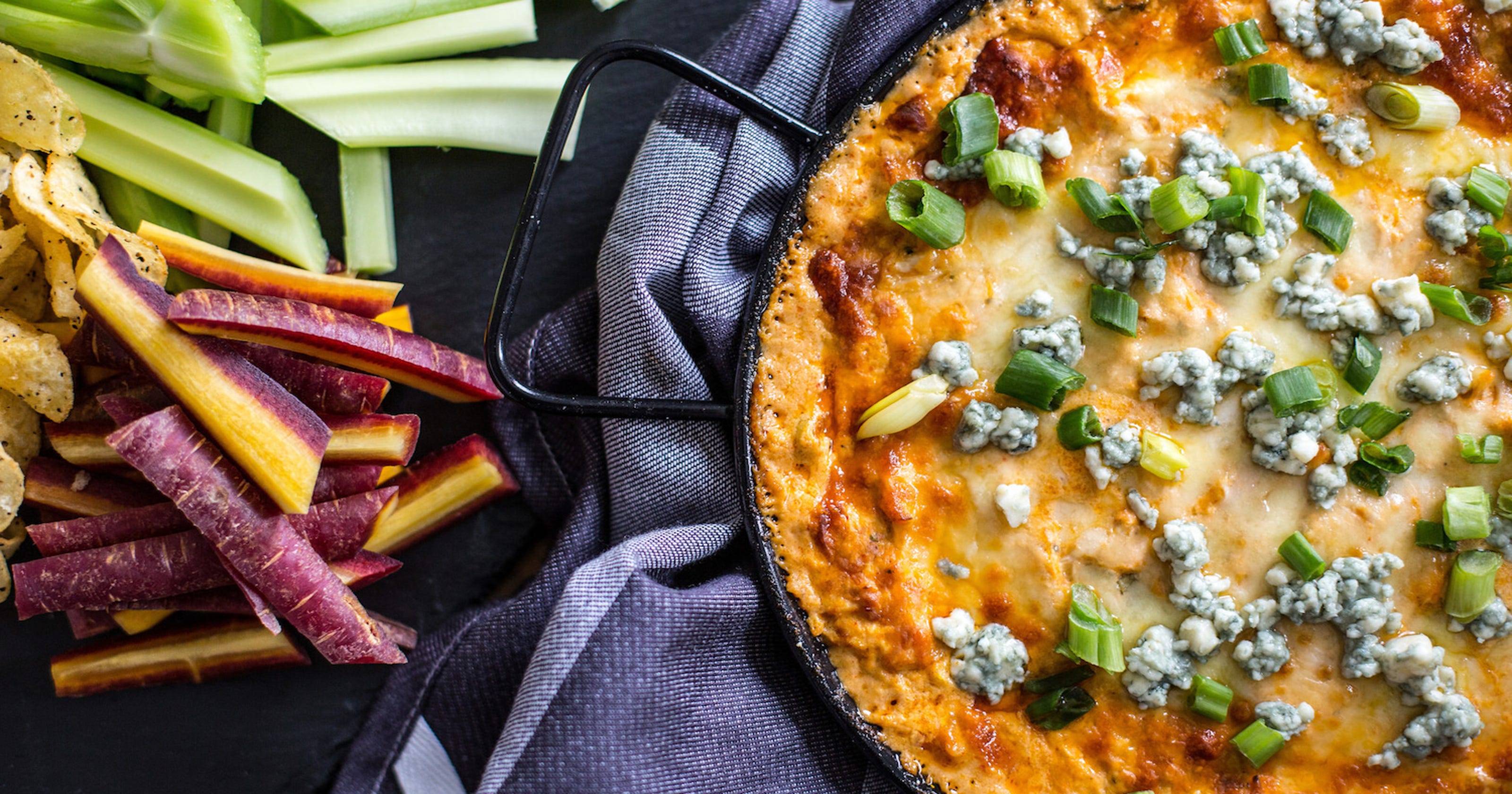 Harissa Buffalo Chicken Dip