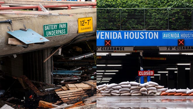 Hurricane Sandy and Hurricane Harvey aftermath