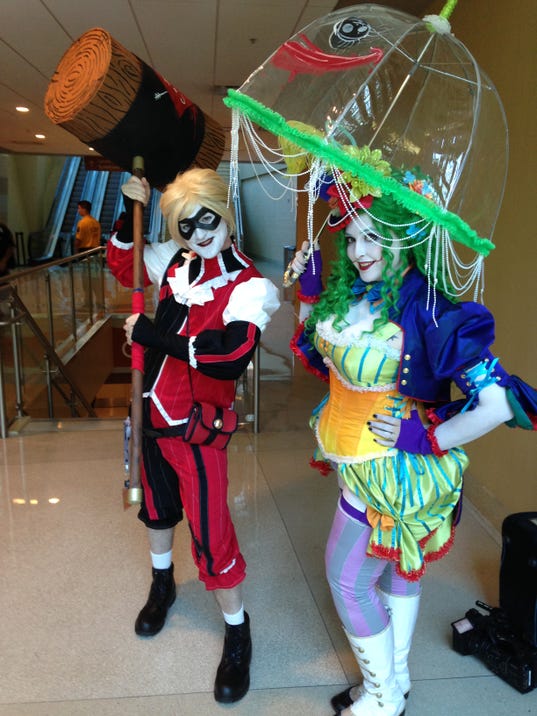 Comicon costumes turn heads at convention