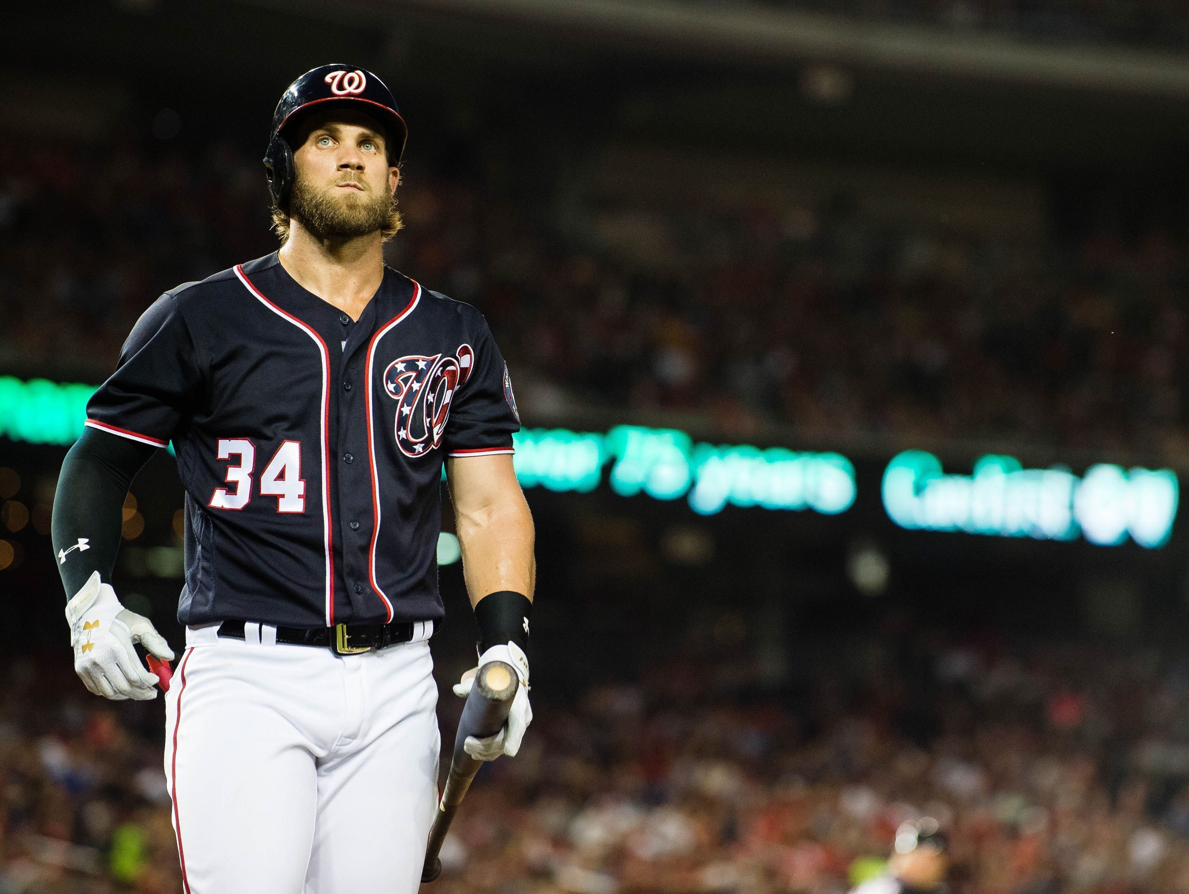 Bryce Harper was the top all-star vote-getter.