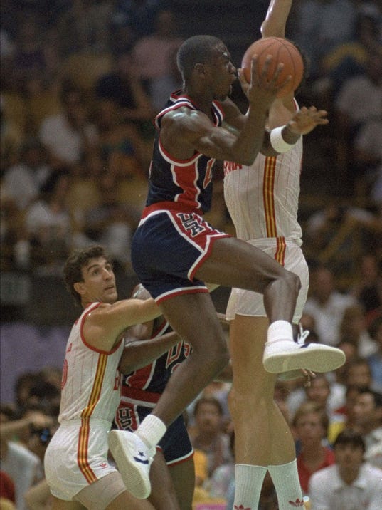 Michael Jordan S Game Worn Sneakers From 1984 Olympics