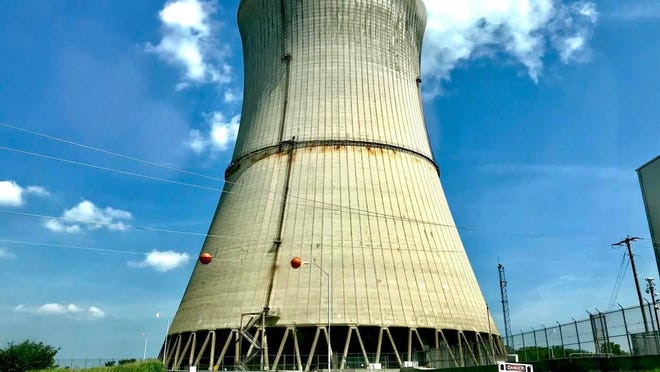 The Davis-Besse Nuclear Power Station in Carroll Township