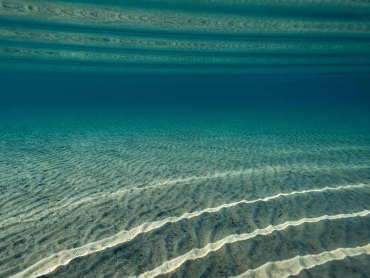 The shallows on the South Shore extend for miles. Underwater,