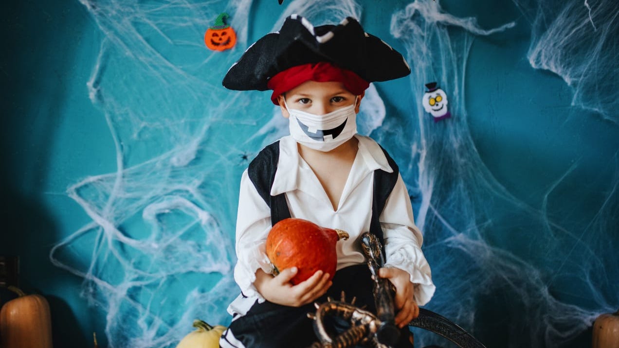 Kids Halloween costume ideas that work well while wearing COVID mask