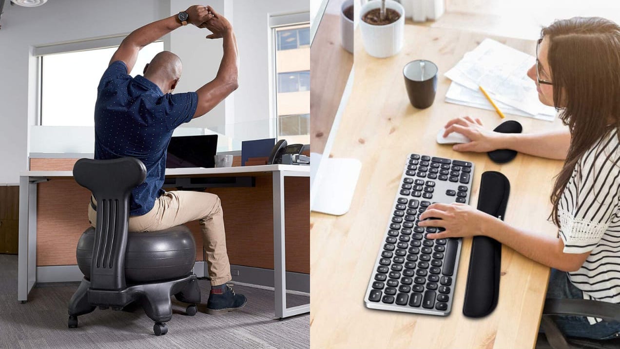 Upgrade your home office with an ergonomic chair and more from Microsoft, HP