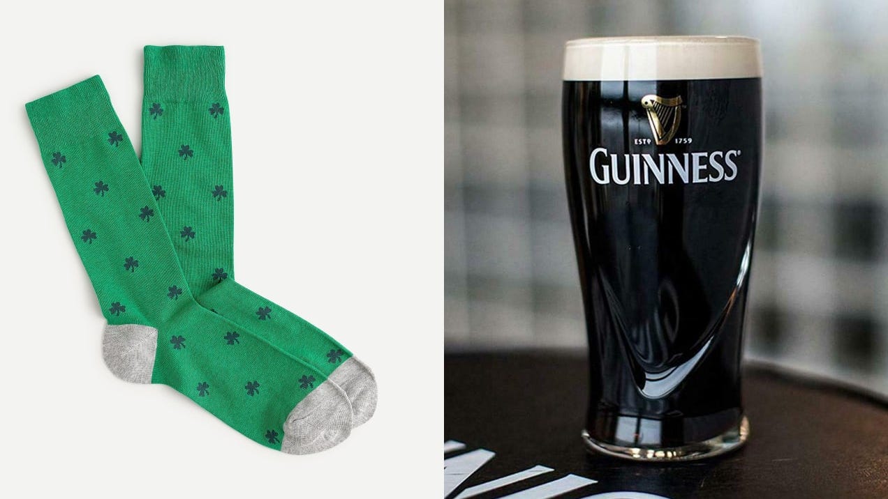 Saint Pattys Decorations Funny St Patricks Day Party Wine Glasses Irish Cheers Slainte 
