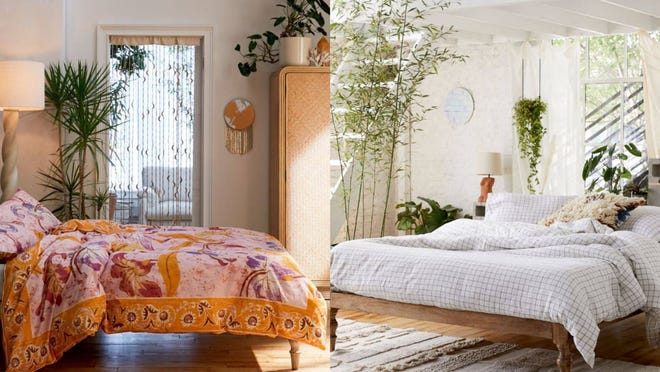 Welcome spring with new bedroom decor on a budget.