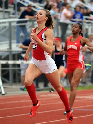 Westland John Glenn's Alona Olshevska is ranked among the top sprinters in the state.