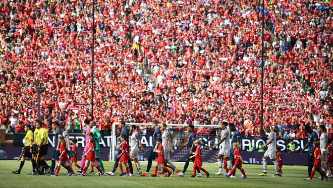 Liverpool Manchester United Amazed By Big House Turnout
