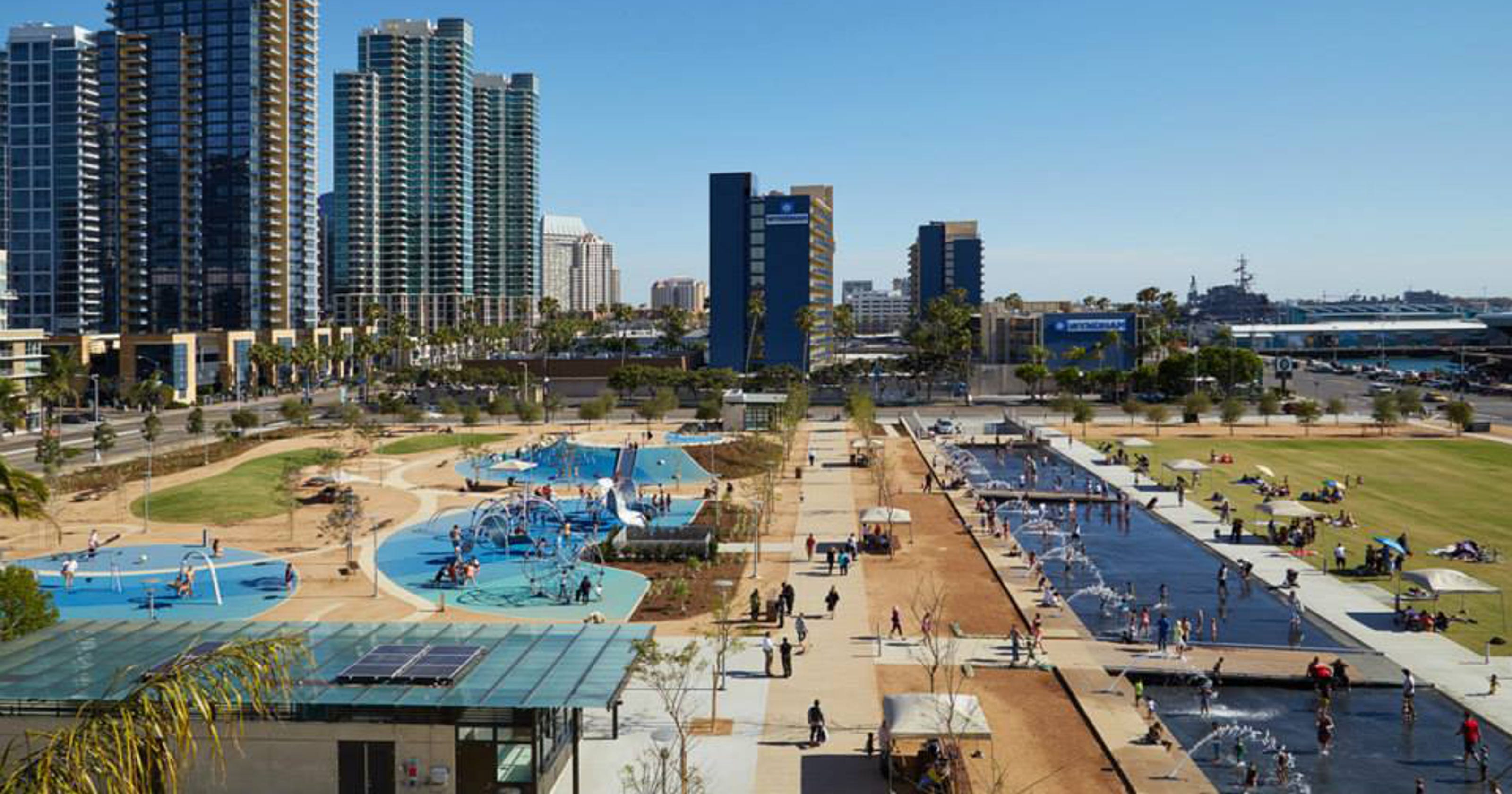 San Diego: Splash it up at Waterfront Park
