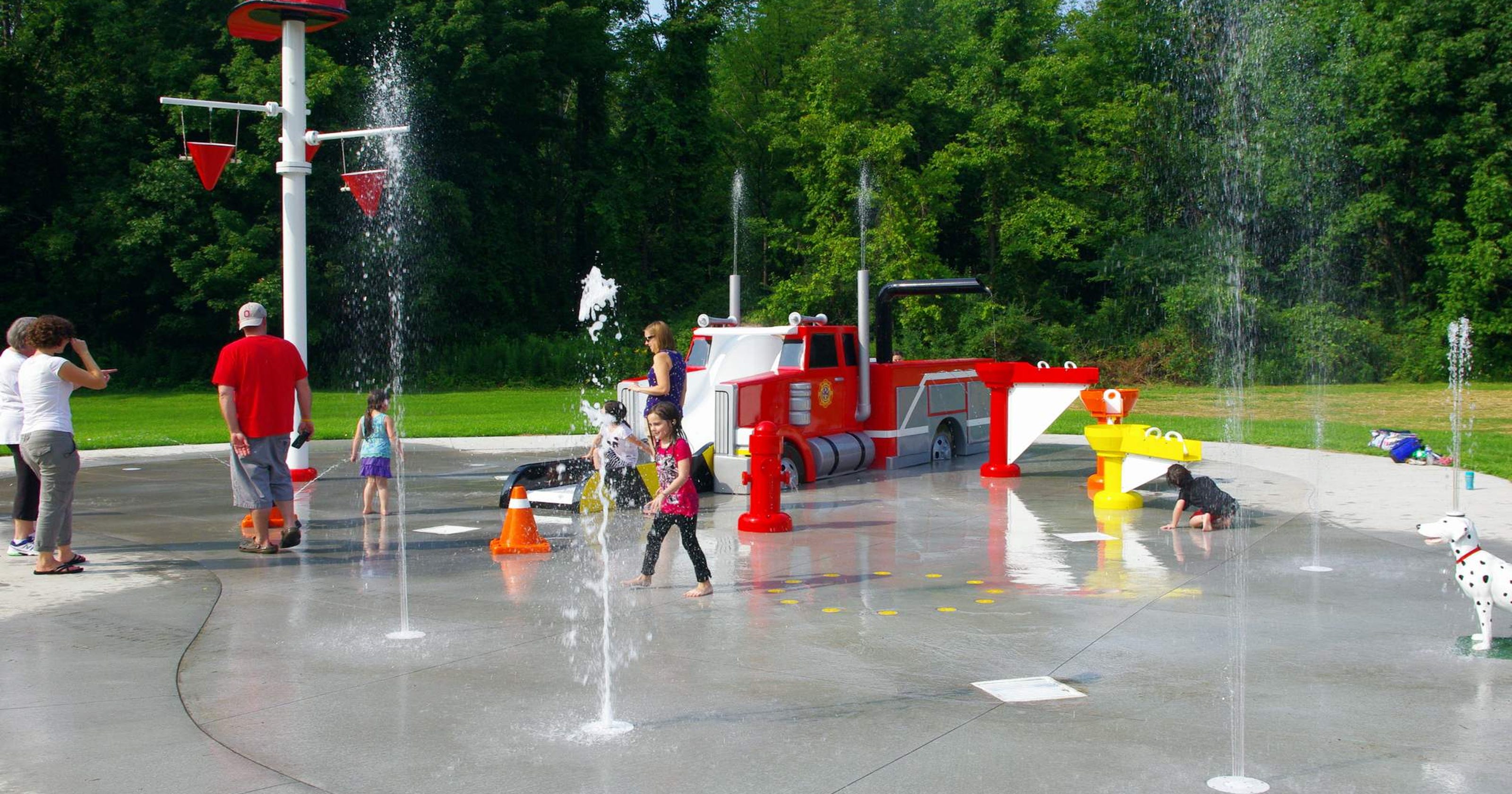 The First Responders Spray Park is open!
