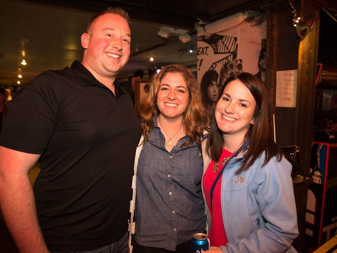 Brock Wulf, 26, (from left) Demaree Donaghu, 25, and