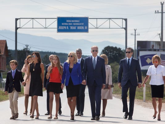 Bidens in Kosovo