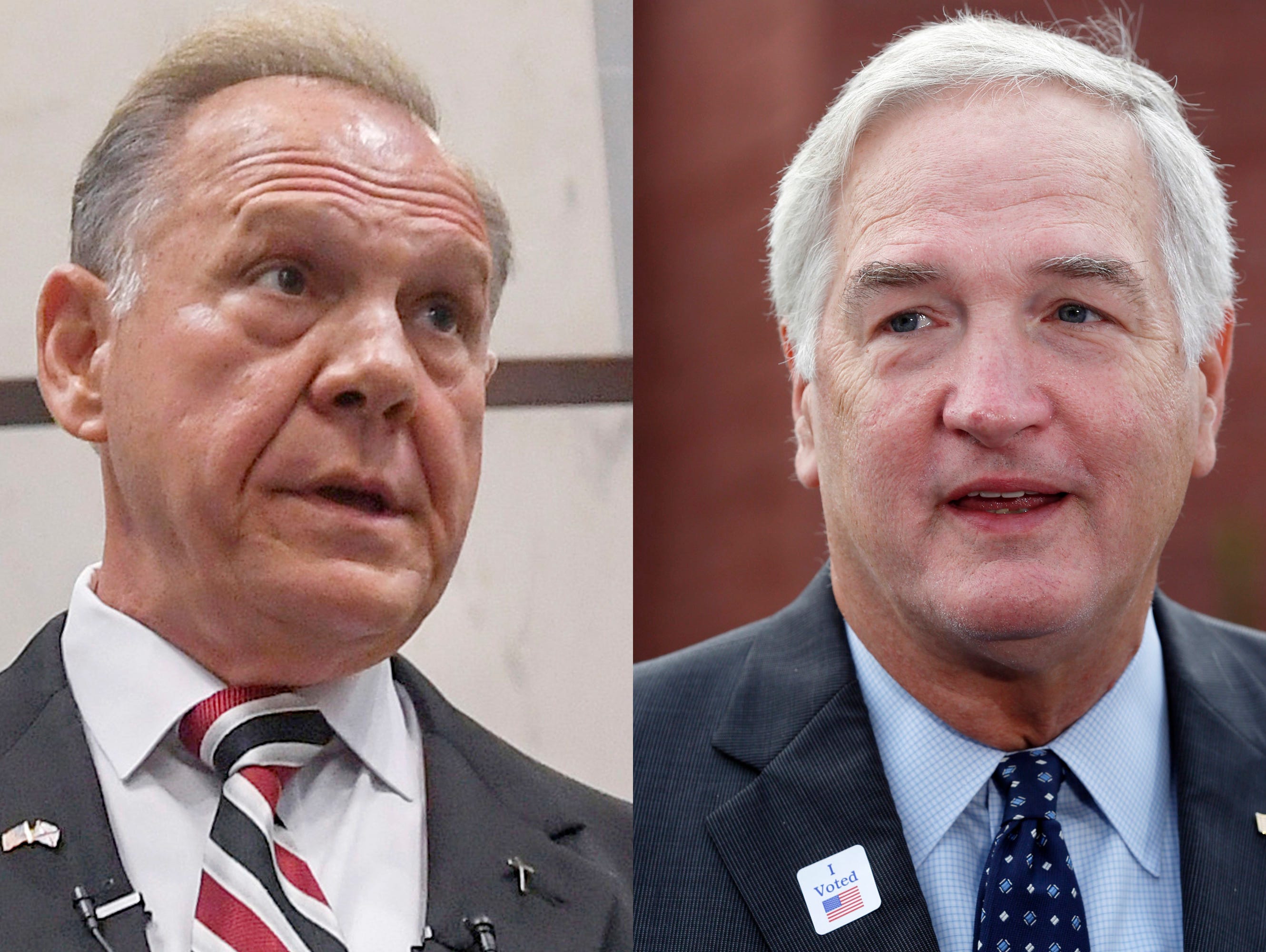 Caption: Roy Moore and Sen. Luther Strange, R-Ala.