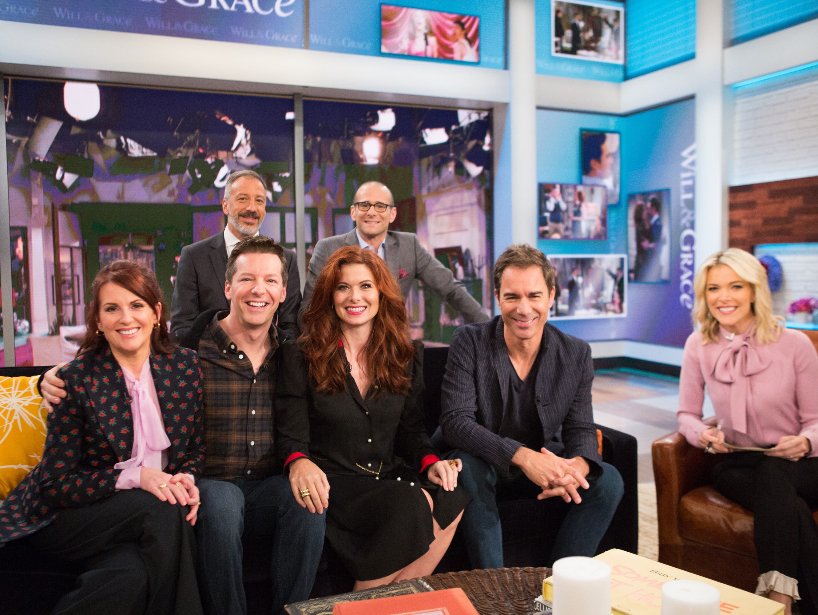 'Will u0026 Grace' star Debra Messing, center, says she was 