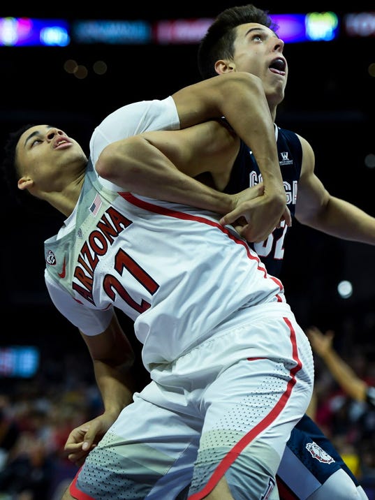 XXX NCAA BASKETBALL- GONZAGA VS ARIZONA 019.JPG S BKC USA CA