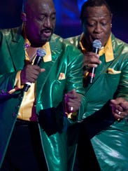 Otis Williams (left) is the only living original member