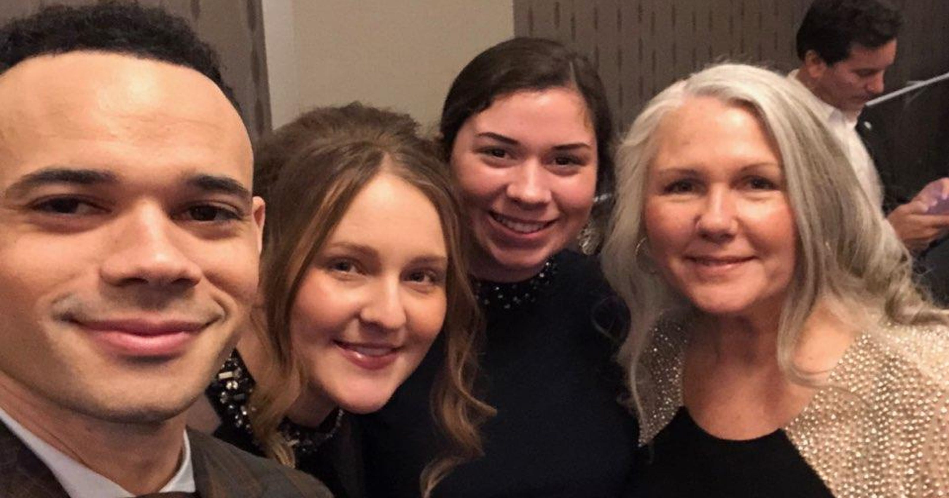 Tauren Wells' family supports him at the Grammys