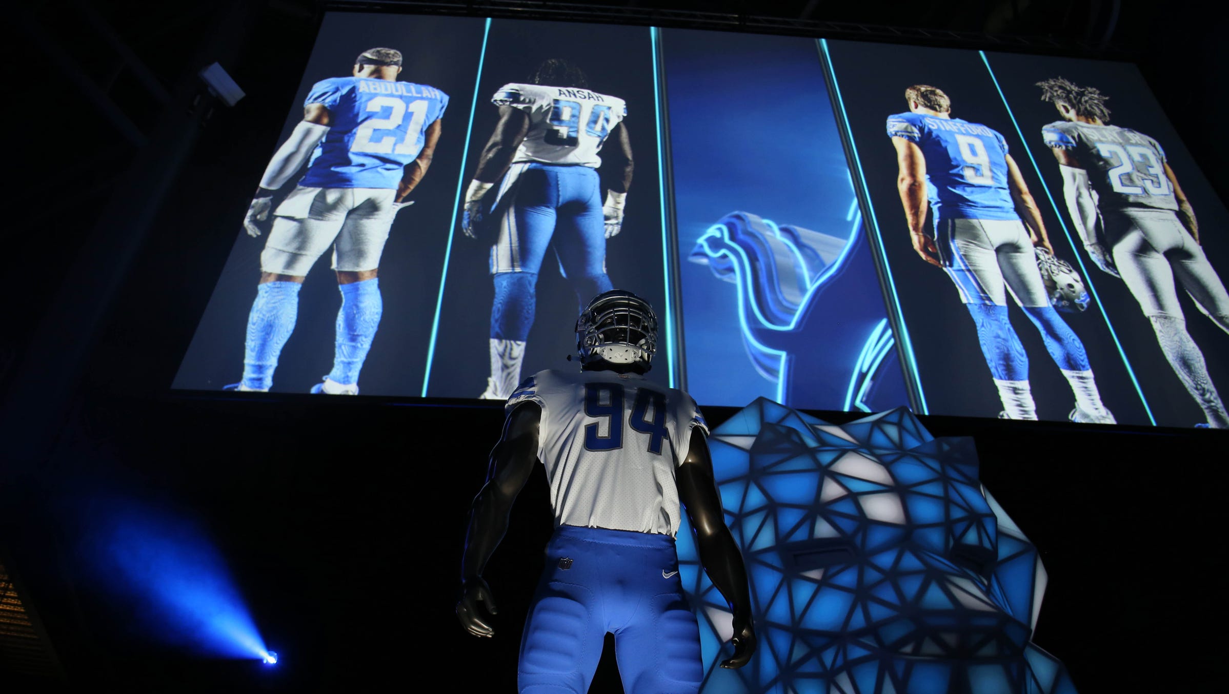 Detroit Lions New Uniforms Include Throwback Color Rush Jerseys