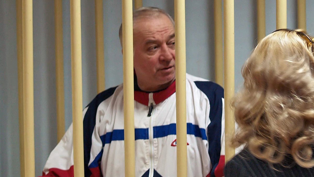 Russian ex-spy and daughter poisoned with nerve agent, police say