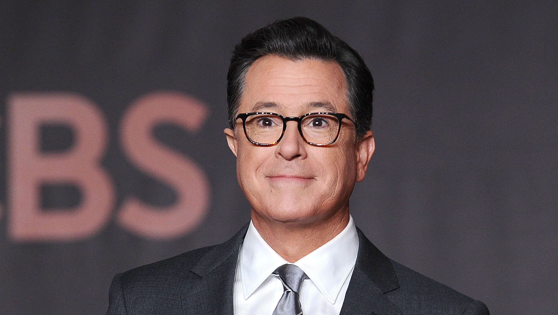 Stephen Colbert, Trevor Noah laugh about Trump's feud with the Eagles.