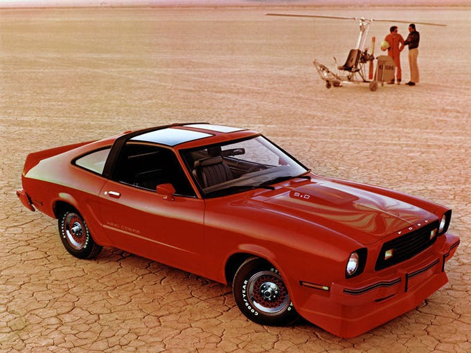 The 1978 King Cobra Mustang is shown.