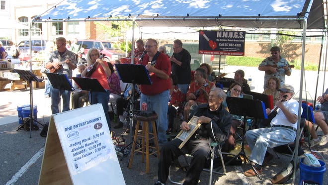 The popular Group Strum, traditionally part of the Great Lakes Folks Festival, will take place this year at the Eastside Folk Festival, planned at the Allen Neighborhood Center.