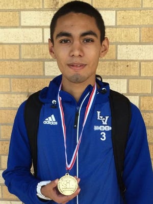 Lake View's Tomas Briones competes Saturday at the Class 5A state cross country championships