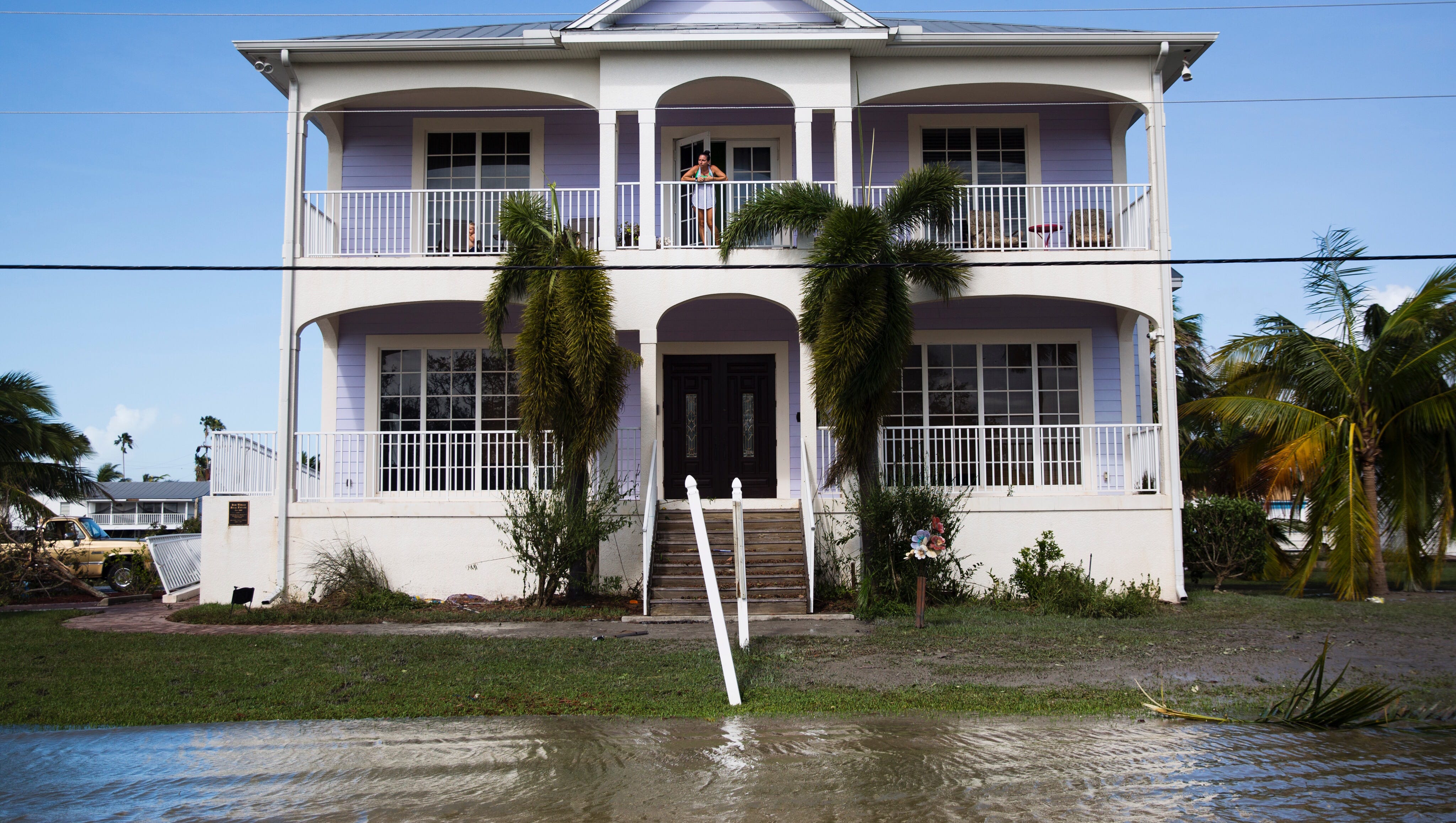 Hurricane Irma Batters Then Floods Everglades City Florida