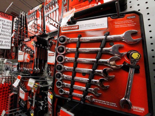 Craftsman tools sold by Sears at this Bethel Park,