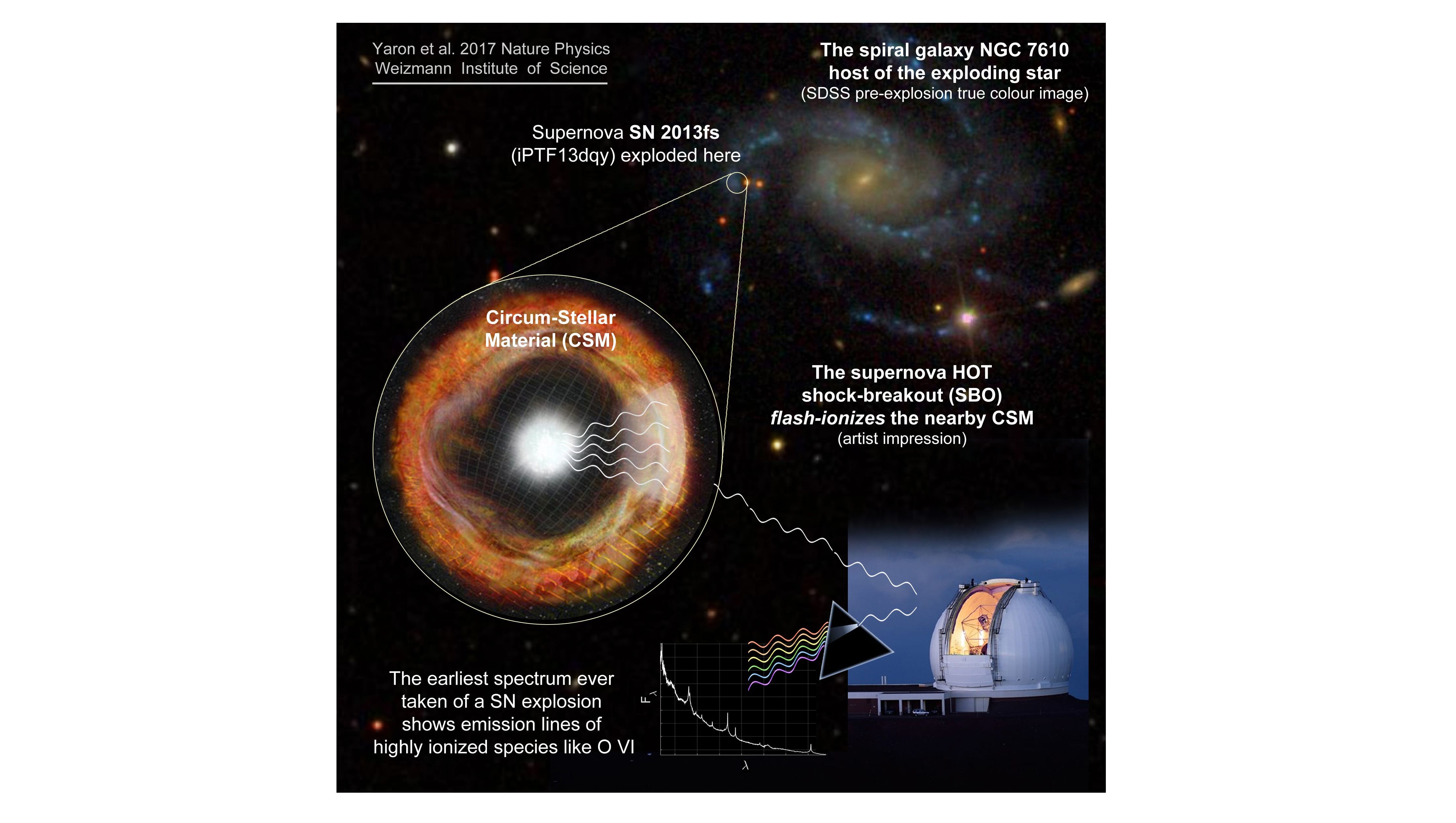 Supernova spotted just hours after explosion