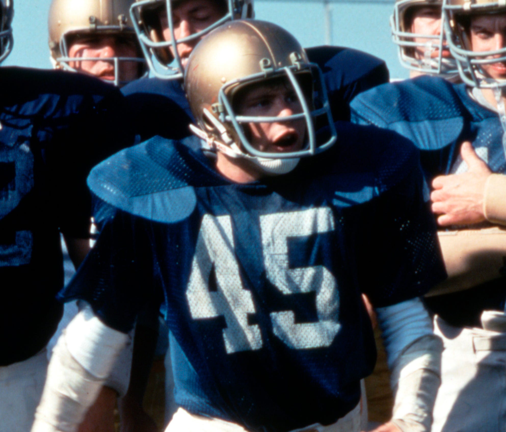 Actor Sean Astin portrayed Notre Dame football player Rudy Ruettiger in the movie 