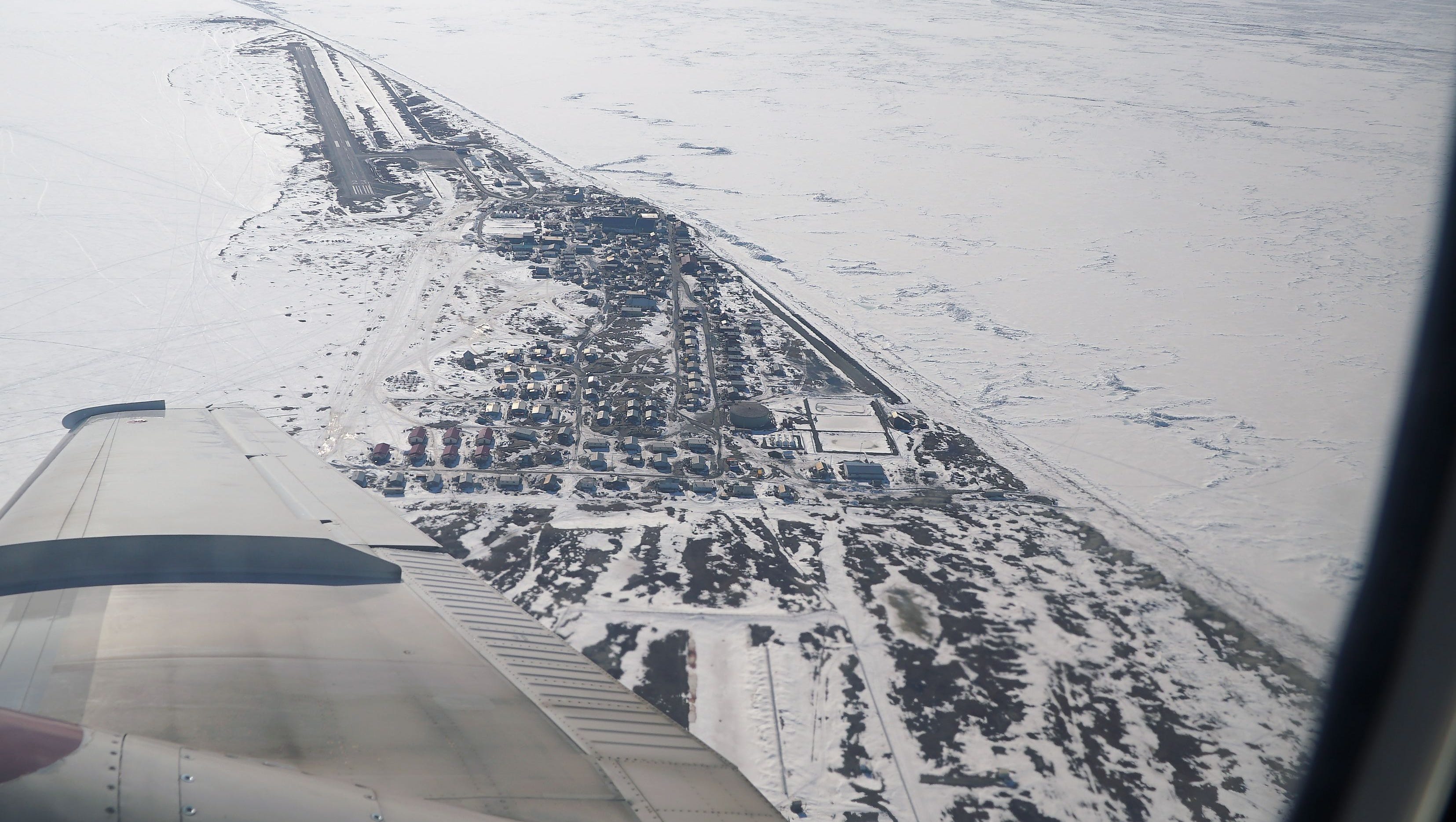 Climate change could doom this disappearing Alaskan island town