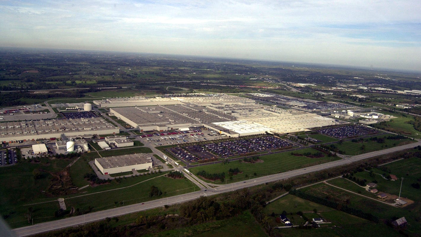 Toyota bets on sprawling Kentucky plant with 1.3 billion