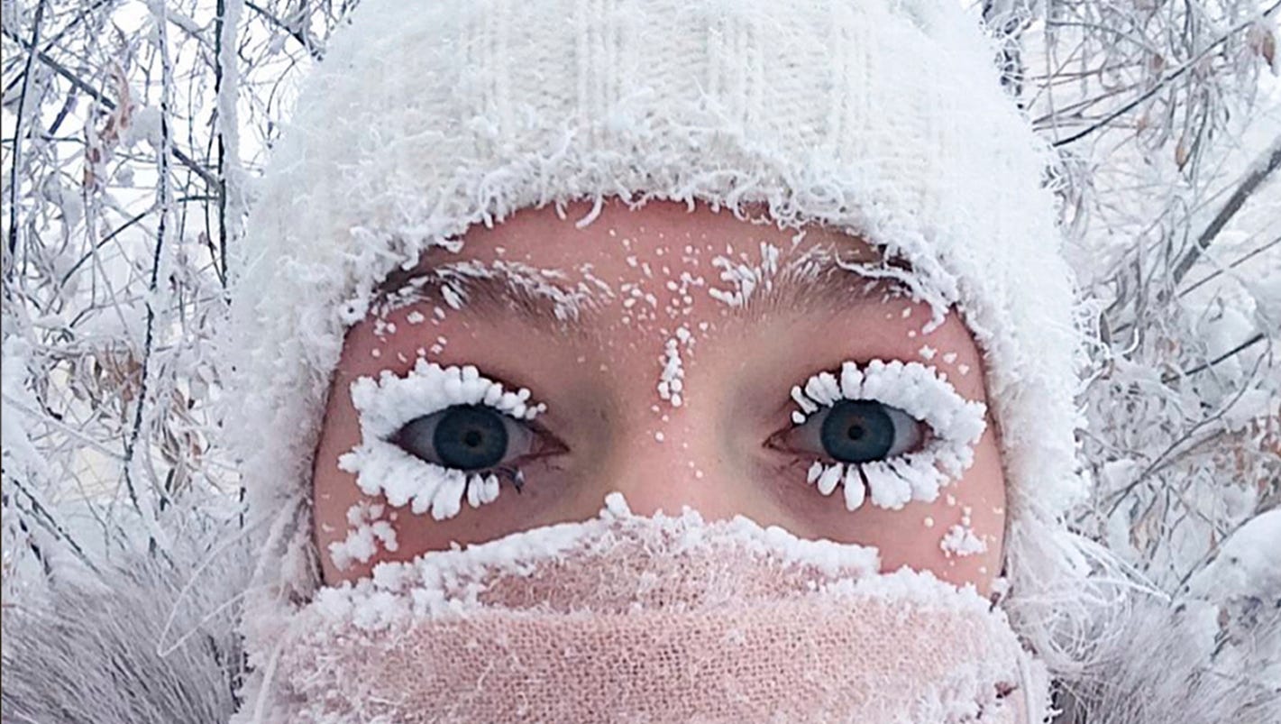 Siberia cold 88 below zero is even colder than Mars