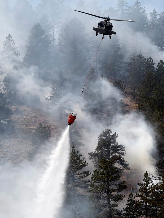 Wildfire near Boulder, Colo., forces evacuations